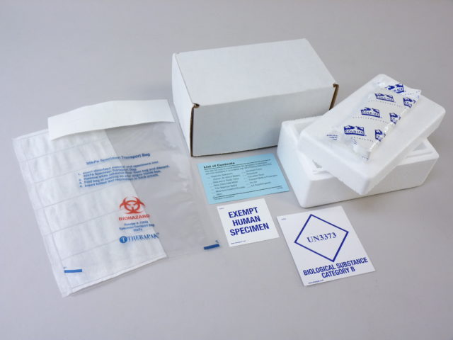 Protected Ambient Category B Shipper with Cooler and Gel Refrigerant Pack