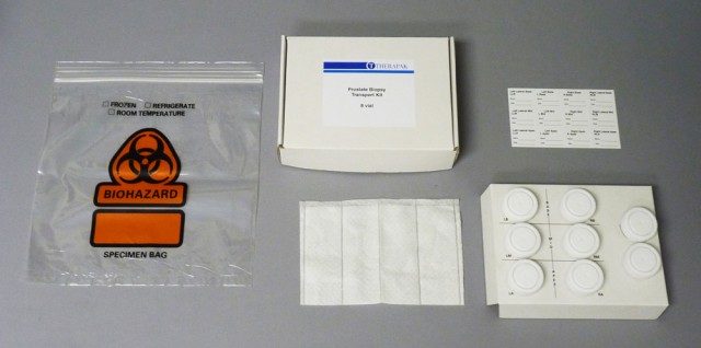 8-vial Prostate Biopsy Transport Kit