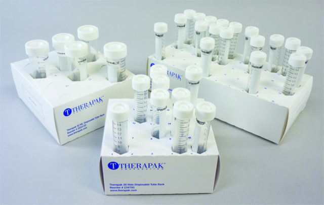 Therapak Disposable Tube Racks