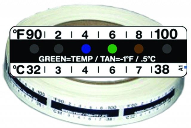 Temperature Strips by the roll or pack